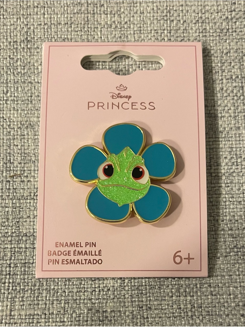 Loungefly Disney Tangled Pascal Flower Color Changing Enamel Pin